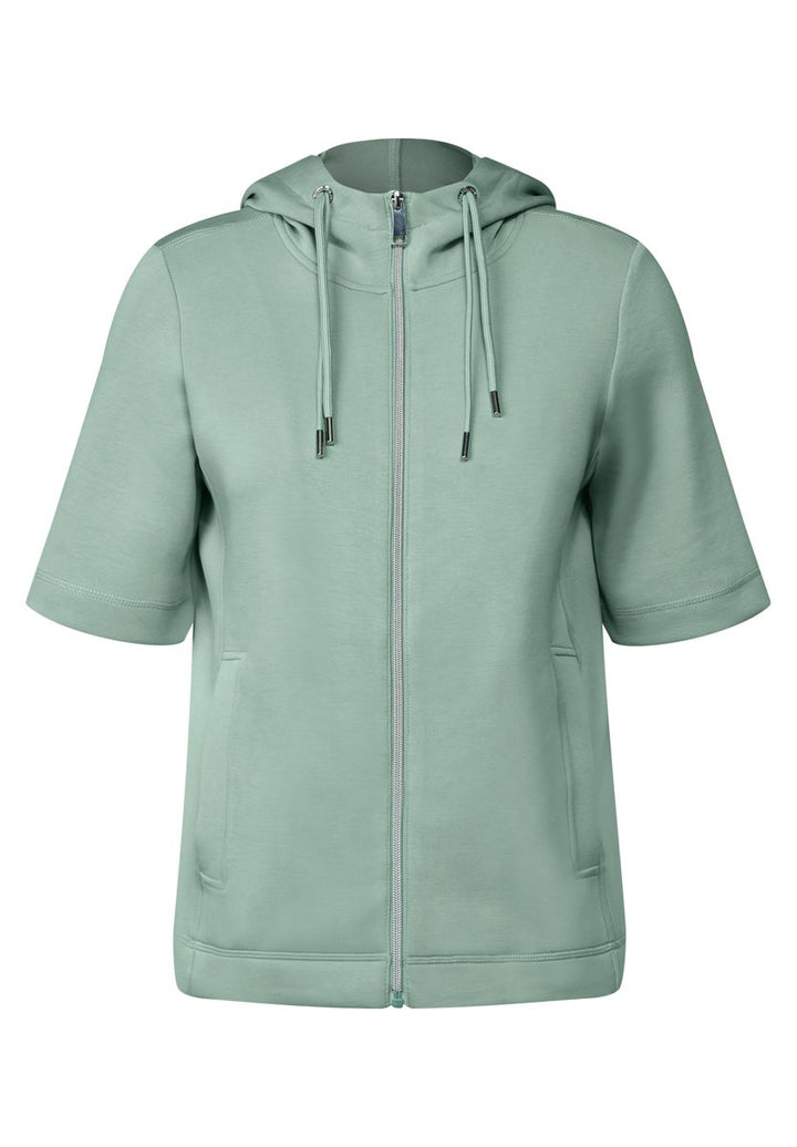 Kurzarm Sweatjacke