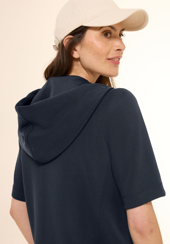 Kurzarm Sweatjacke