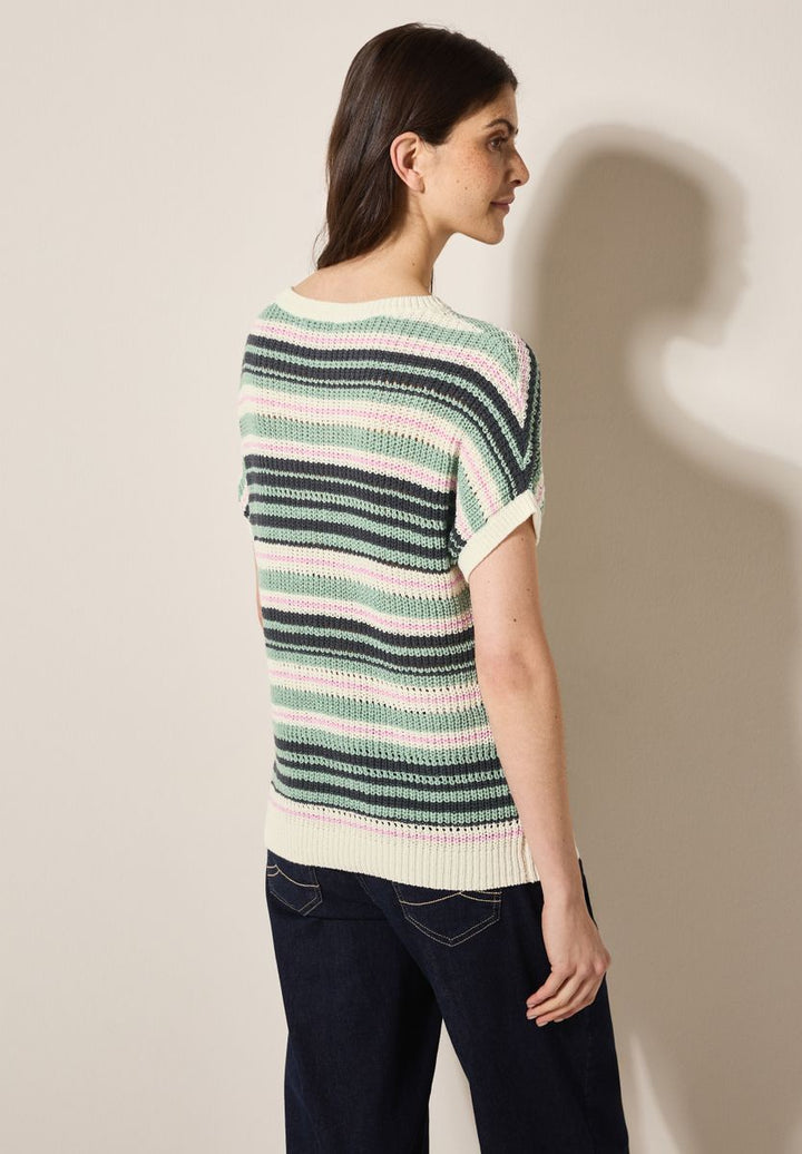 Gestreifter Pullover