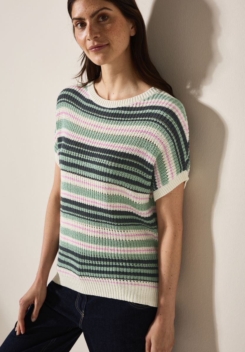 Gestreifter Pullover