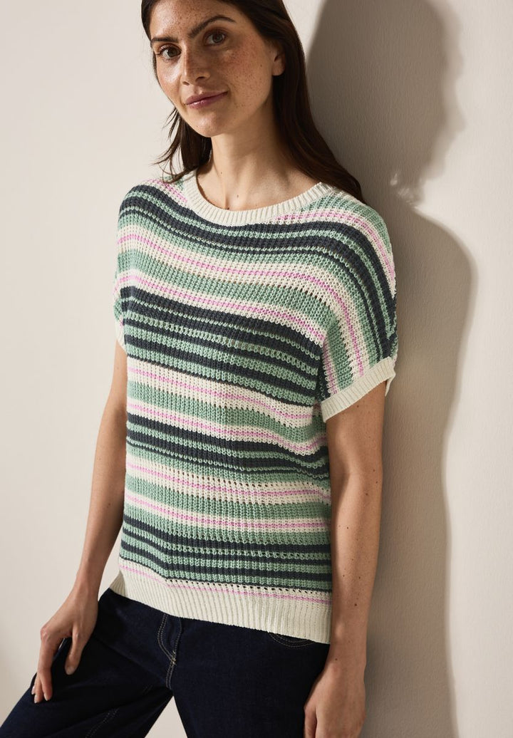 Gestreifter Pullover