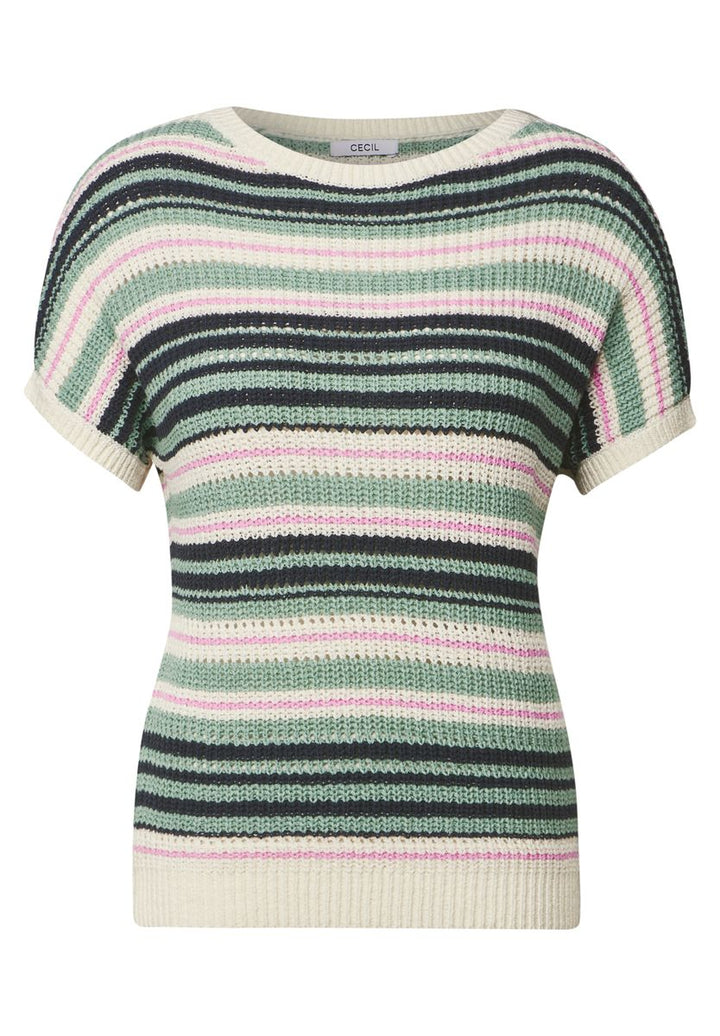 Gestreifter Pullover