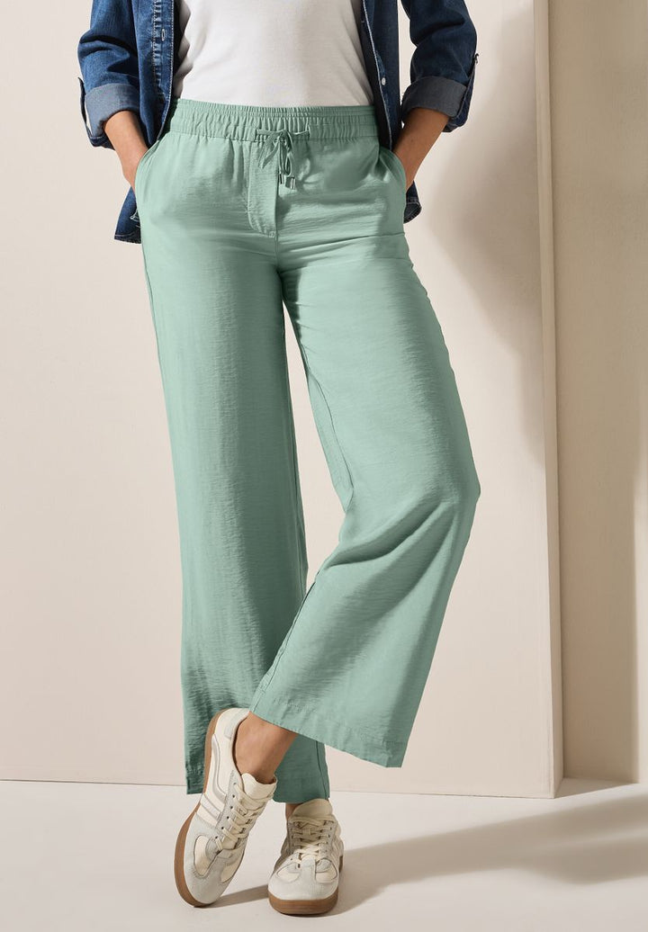 Wide Leg Strukturhose