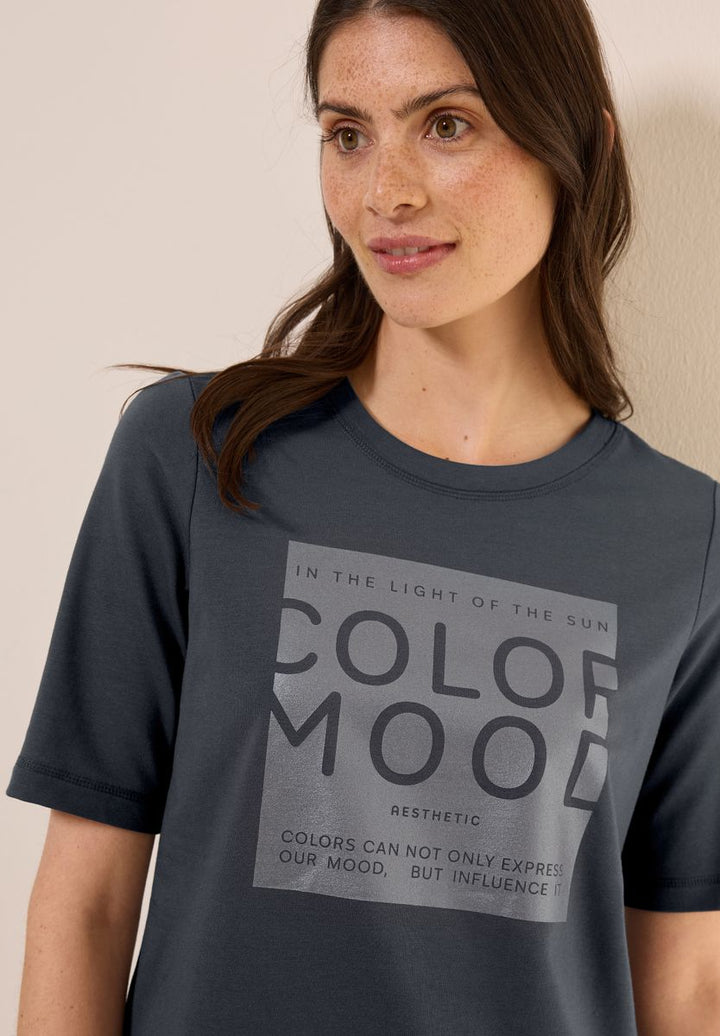 Softes Shirt mit Folienprint