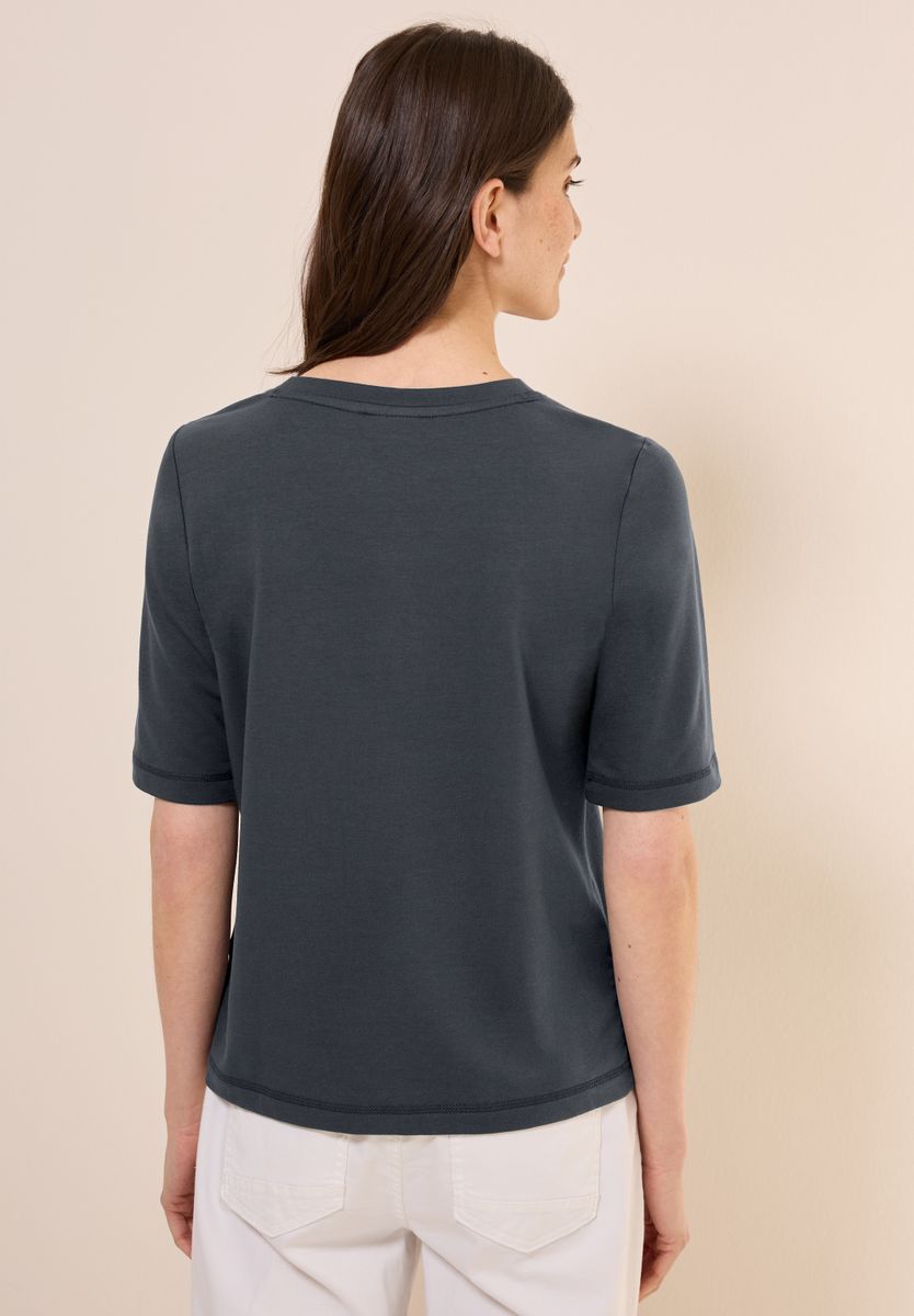 Softes Shirt mit Folienprint