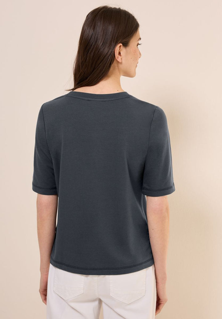 Softes Shirt mit Folienprint