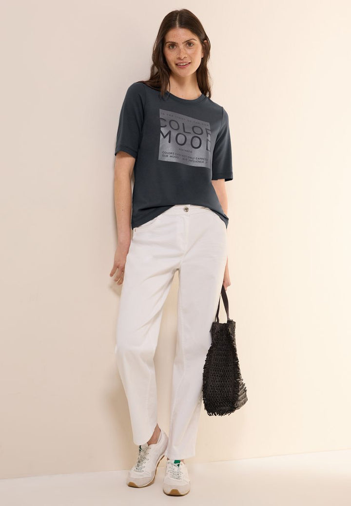 Softes Shirt mit Folienprint