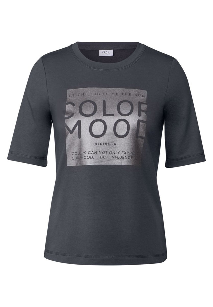 Softes Shirt mit Folienprint