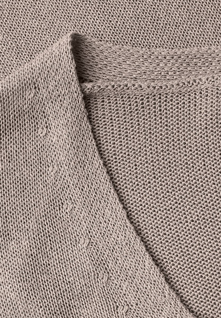 Ärmelloser Strickpullover