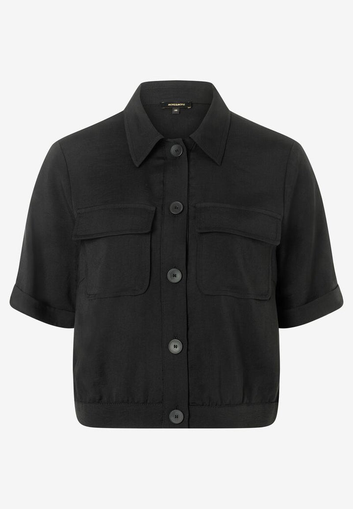kurze Blusenjacke  schwarz  Sommer-Kollektion