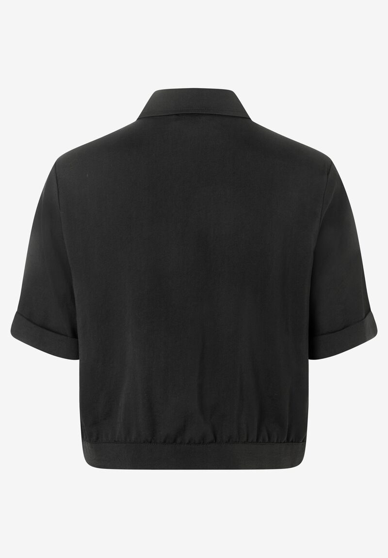 kurze Blusenjacke  schwarz  Sommer-Kollektion