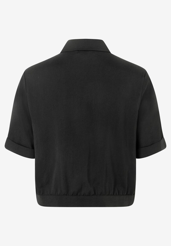 kurze Blusenjacke  schwarz  Sommer-Kollektion