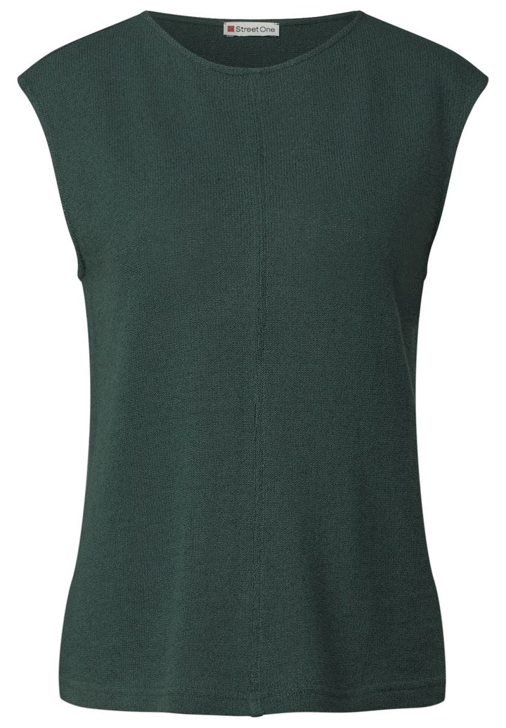 Top im Strick-Look