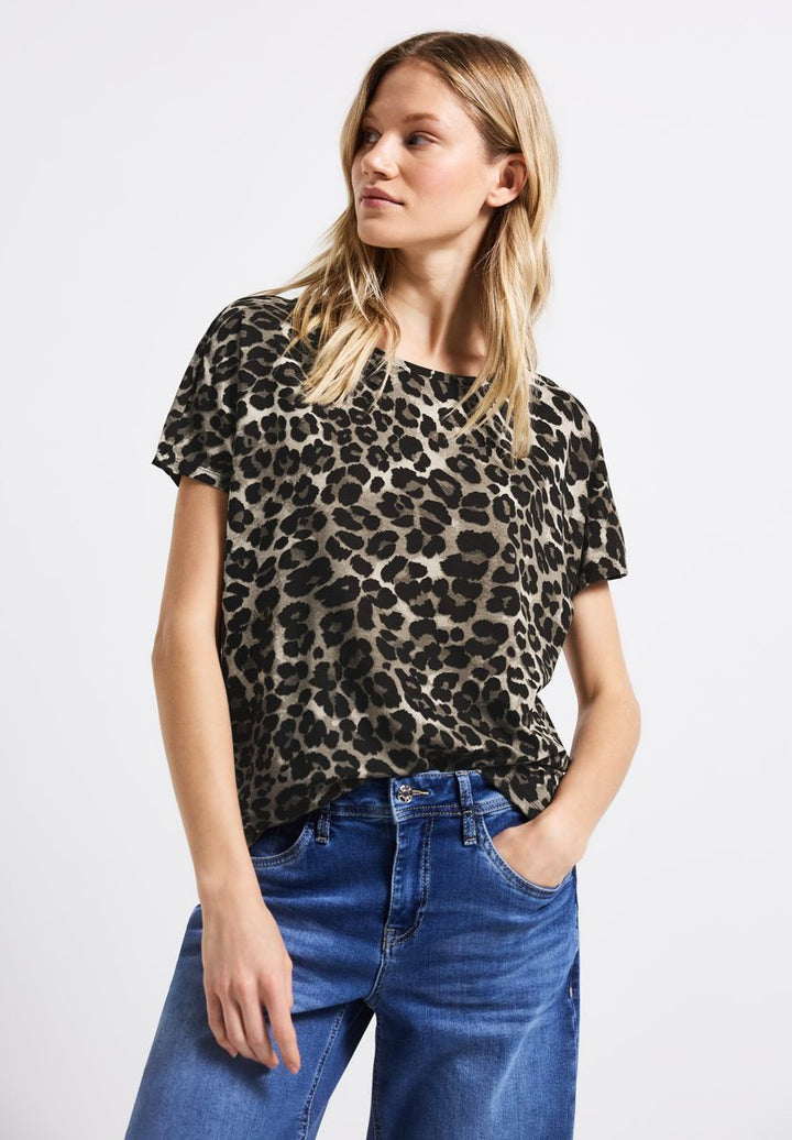 Shirt mit Leo-Muster