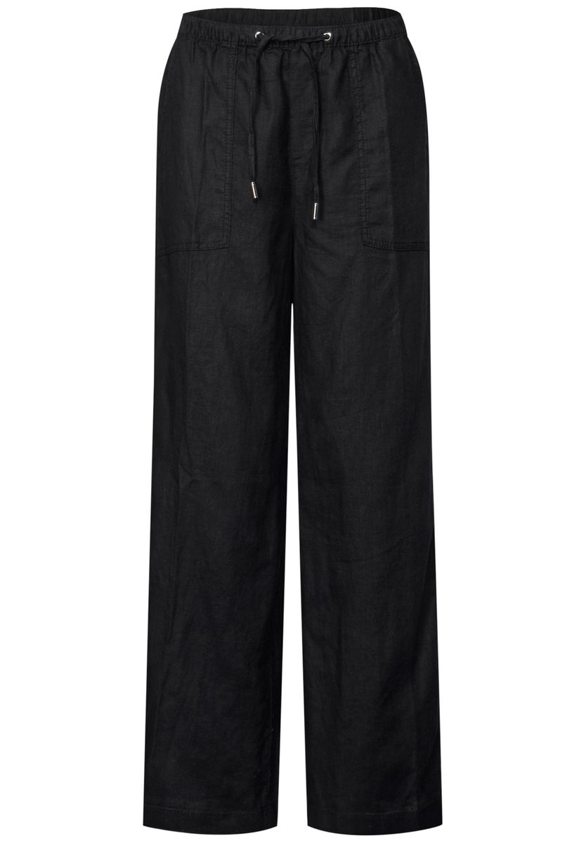 Straight Leg Leinenhose