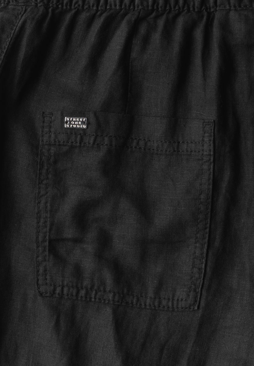 Straight Leg Leinenhose