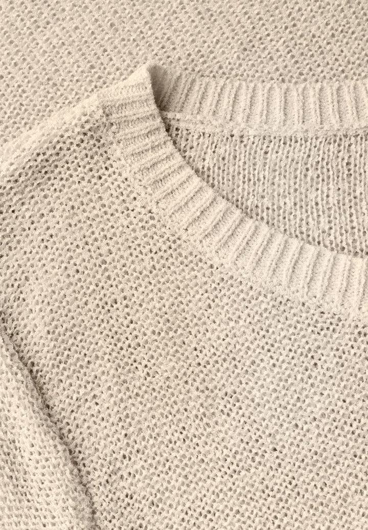 Lässiger Kurzarmpullover