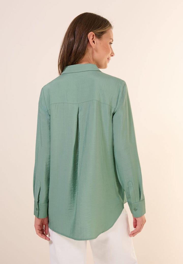 Hemdbluse mit Struktur