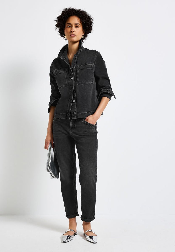 Jeansjacke mit Brusttaschen