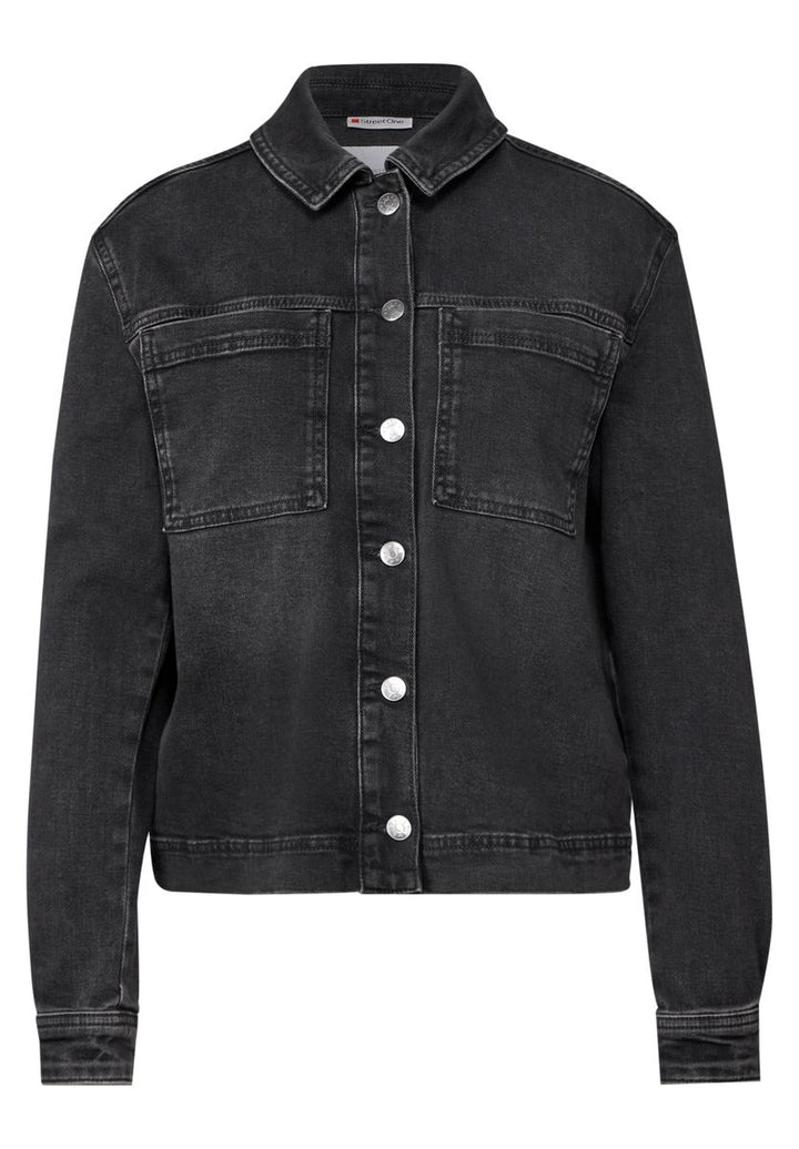 Jeansjacke mit Brusttaschen