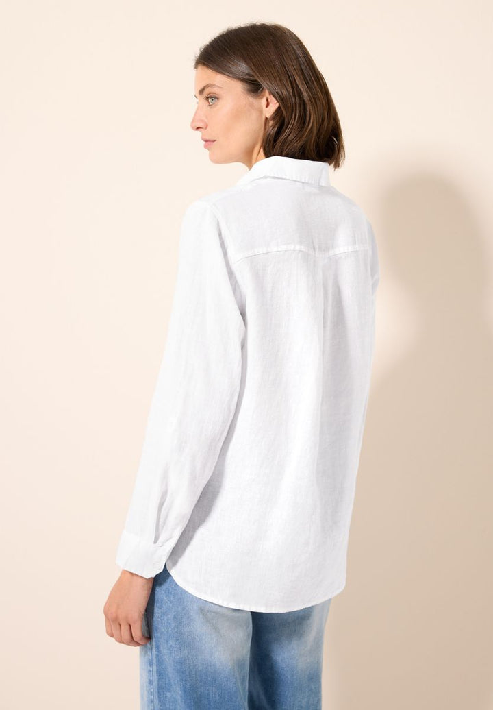 Leinen-Hemdbluse
