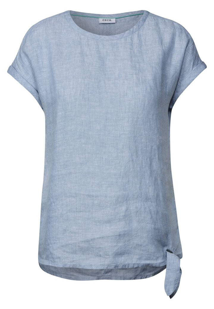 Leinen Chambray-Bluse