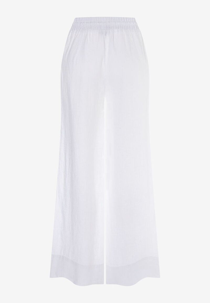 Leinenhose  weiß  Sommer-Kollektion