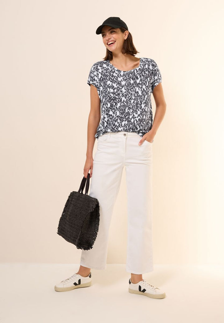 T-Shirt mit Minimal Print