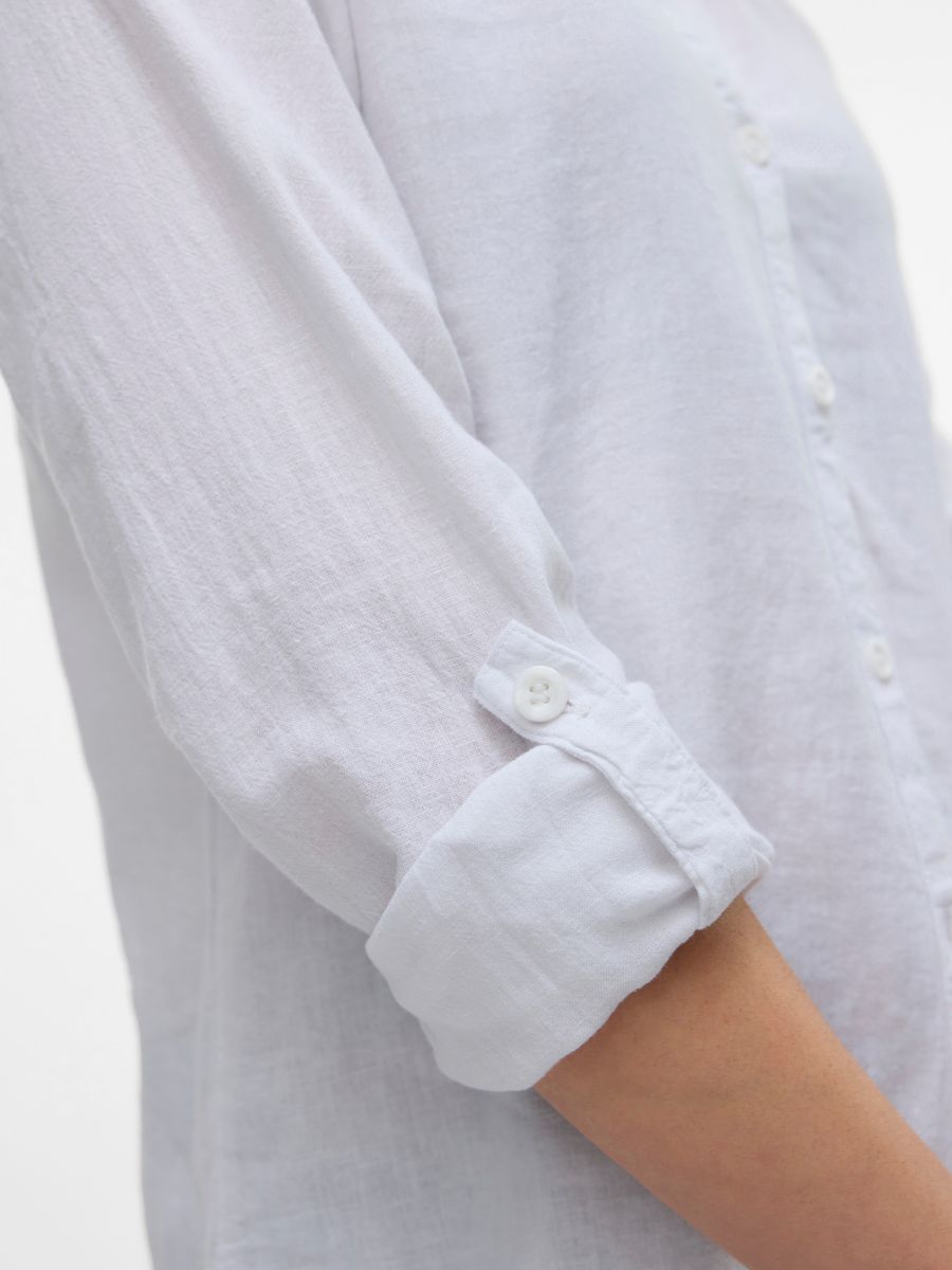 VMLINN LS V-NECK SHIRT WVN NOOS