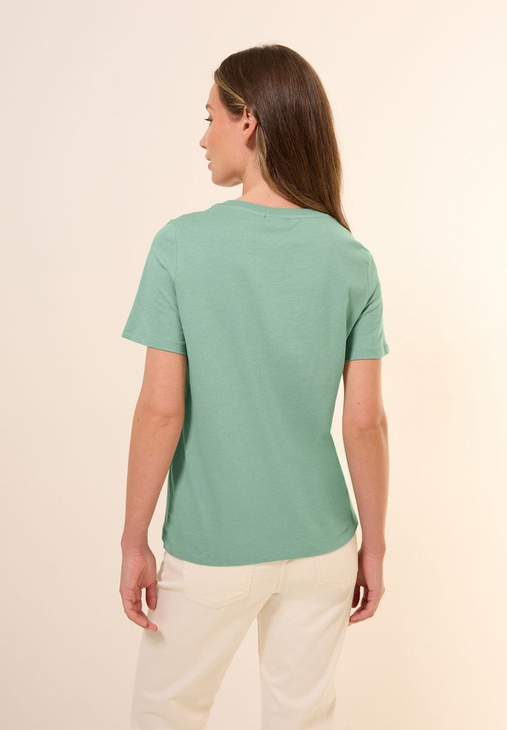 T-Shirt mit Folienprint