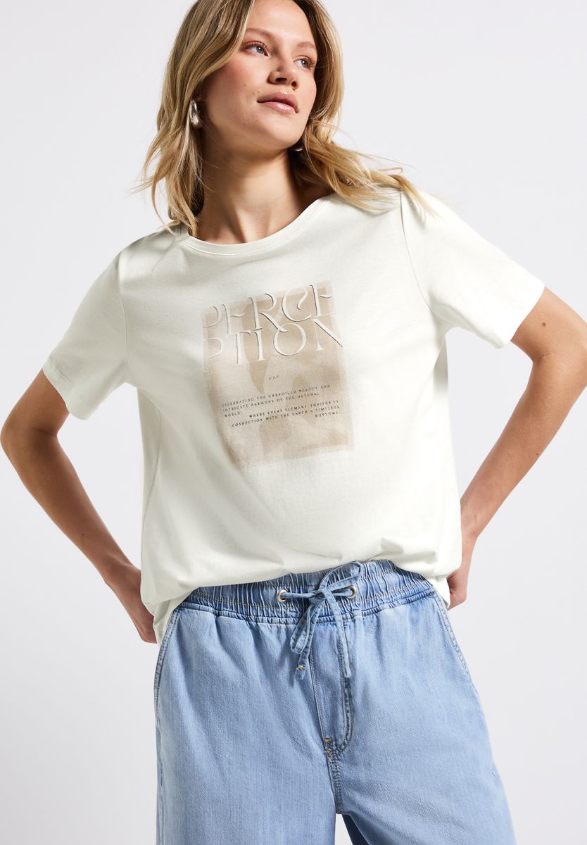 T-Shirt mit Frontprint