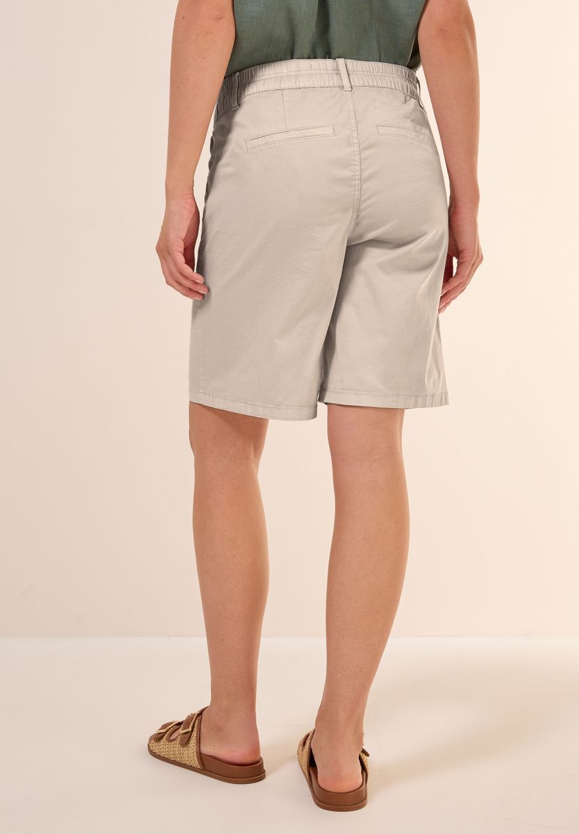 Twill Shorts im Washed-Look