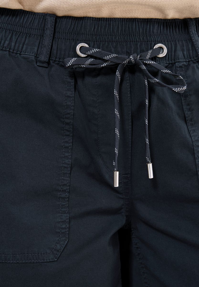 Twill Shorts im Washed-Look