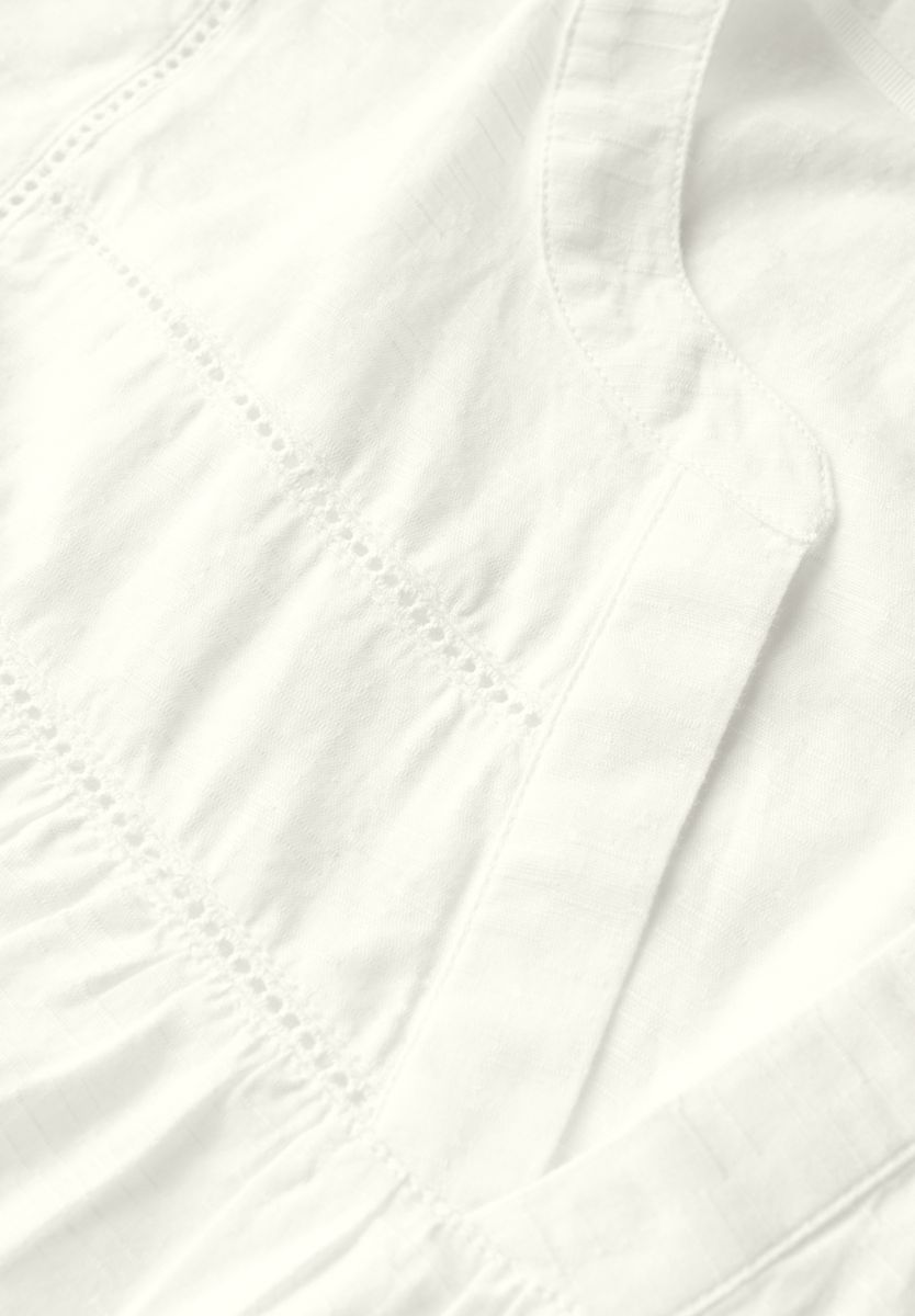Bluse mit Tape-Details