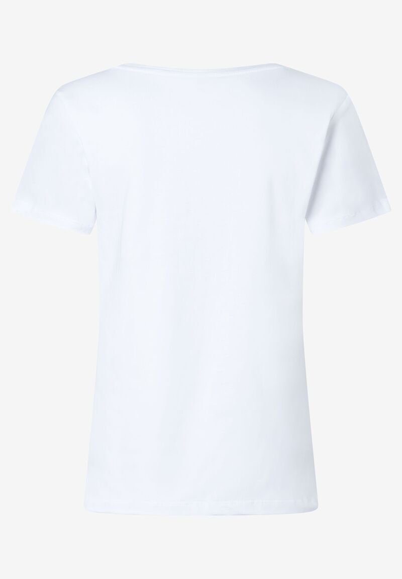 T-Shirt mit Flamingo  weiß  Sommer-Kollektion