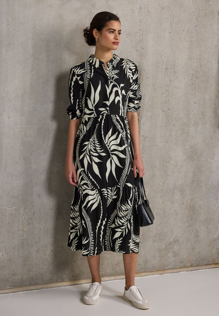 Blusenkleid mit Volants