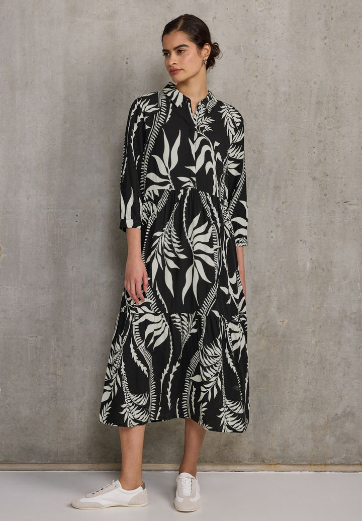 Blusenkleid mit Volants