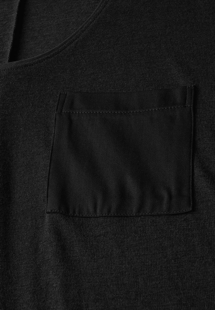 Leinen-Look T-Shirt