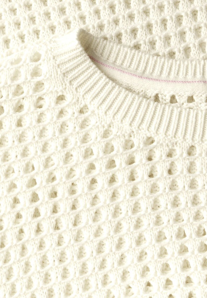Pullover im Häkel-Optik