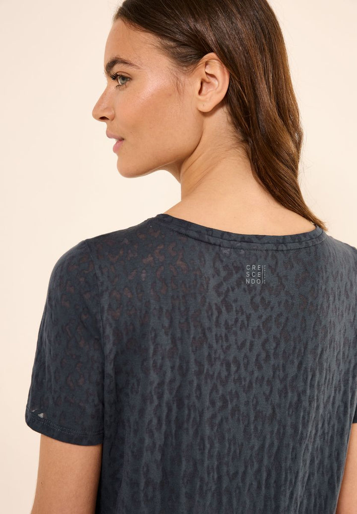 T-Shirt mit Schmucksteinen