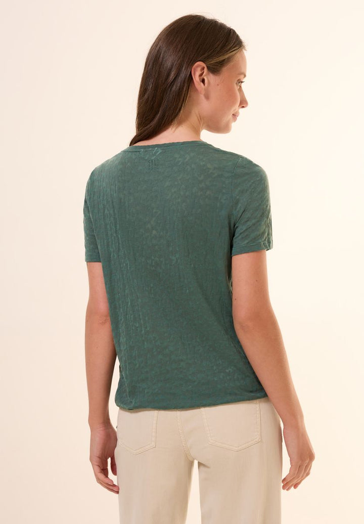 T-Shirt mit Schmucksteinen
