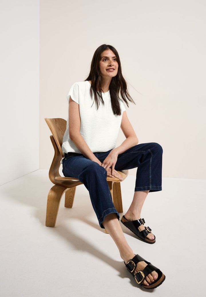 Bluse mit feiner Struktur