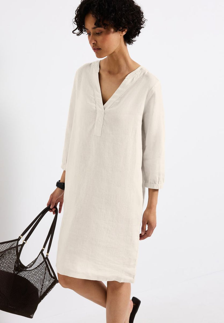 Tunika-Kleid aus Leinen