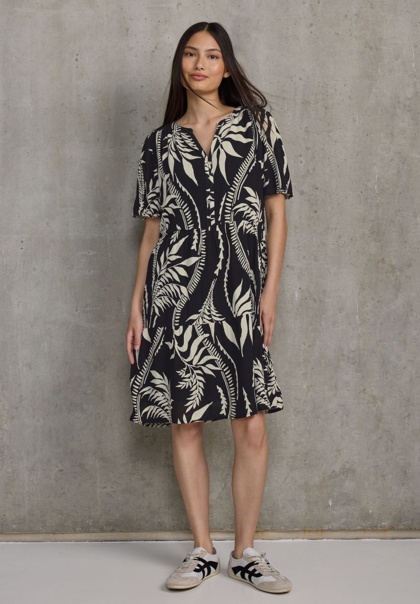 Gemustertes Tunika-Kleid
