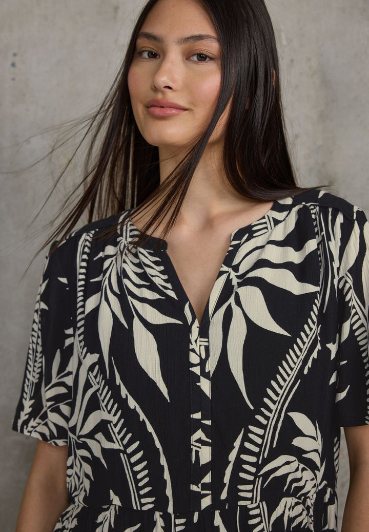 Gemustertes Tunika-Kleid