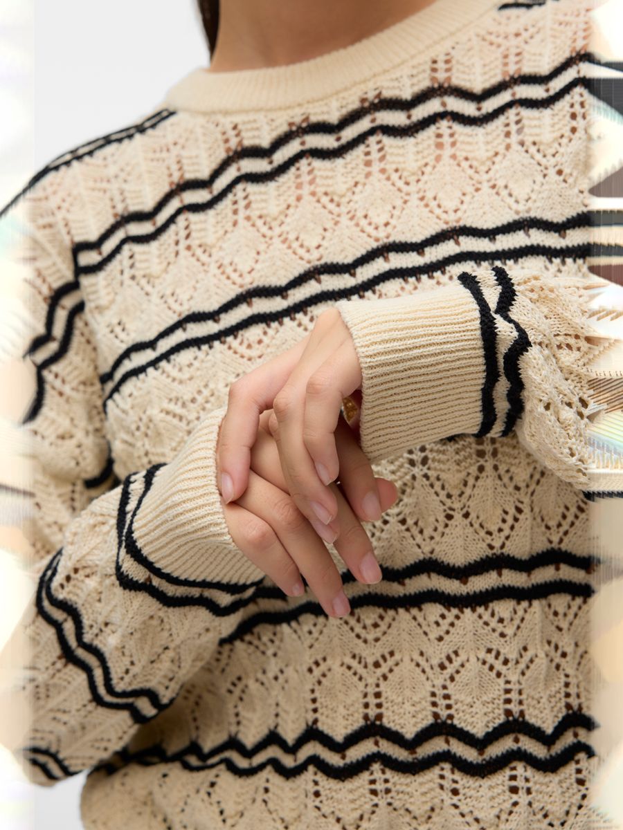 VMBELLA LS O-NECK PULLOVER GA BOO