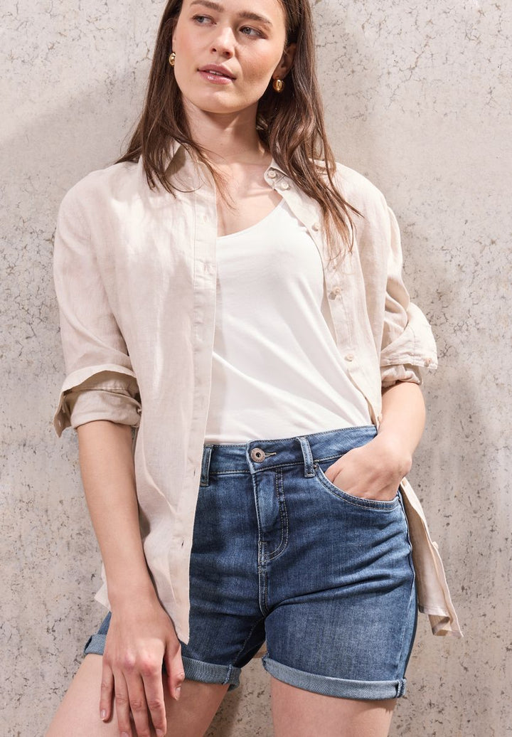 Jeansshorts im Casual Fit
