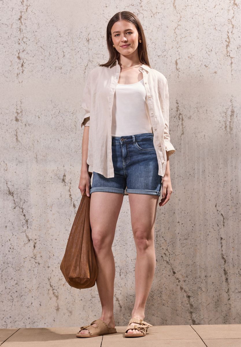 Jeansshorts im Casual Fit