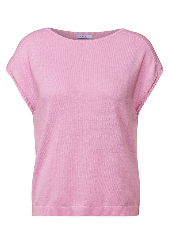 Leinen-Look Strickpullover