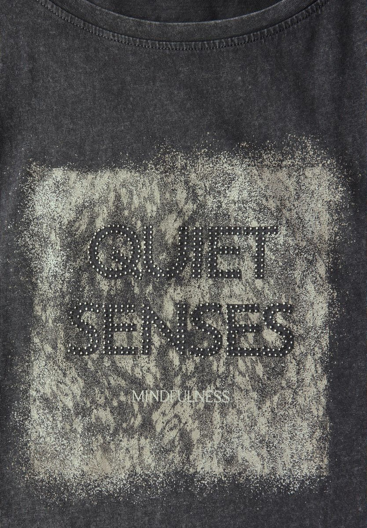 Washed-Look Artwork Shirt